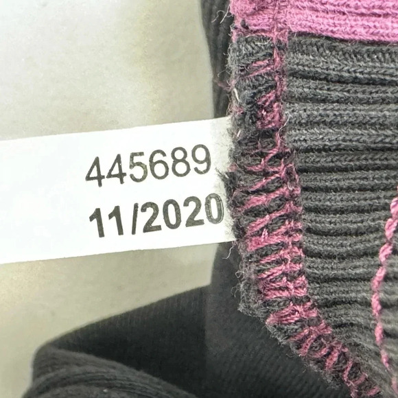 Outdoor Voices Joggers Womens L Purple/Black Colorblock Sweatpants Elastic Waist - Picture 12 of 12